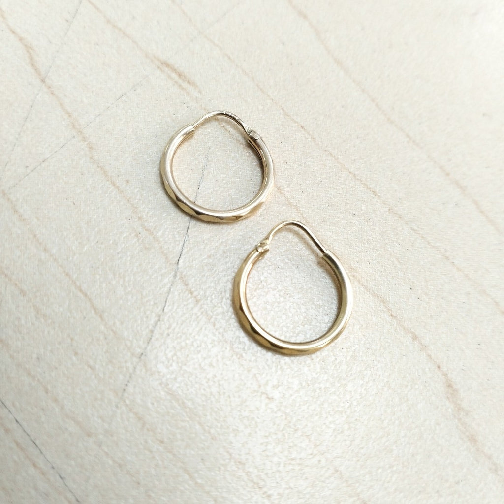 ARRACADAS PAR ORO 14 K 0,80 GRMS (SEMINUEVO)