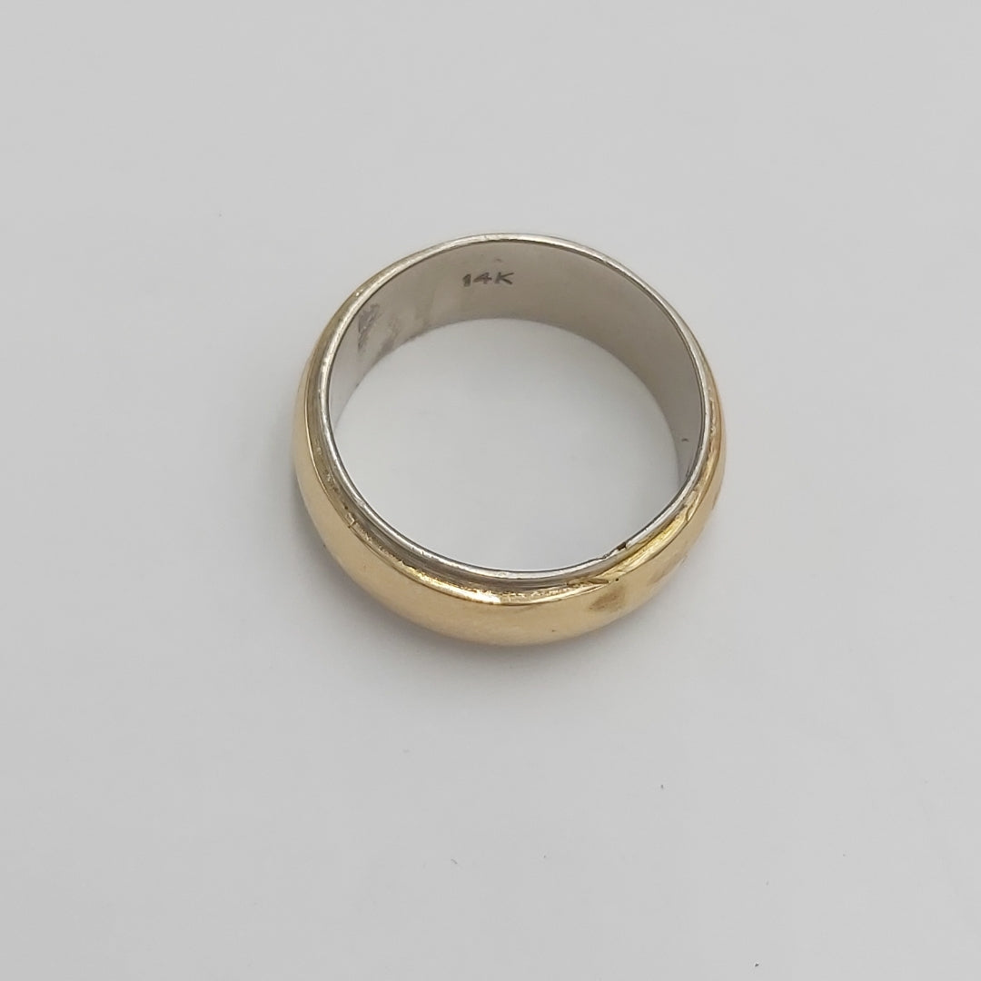 ARGOLLA ORO COMBINADO 14 K 6,70 GRMS (SEMINUEVO)