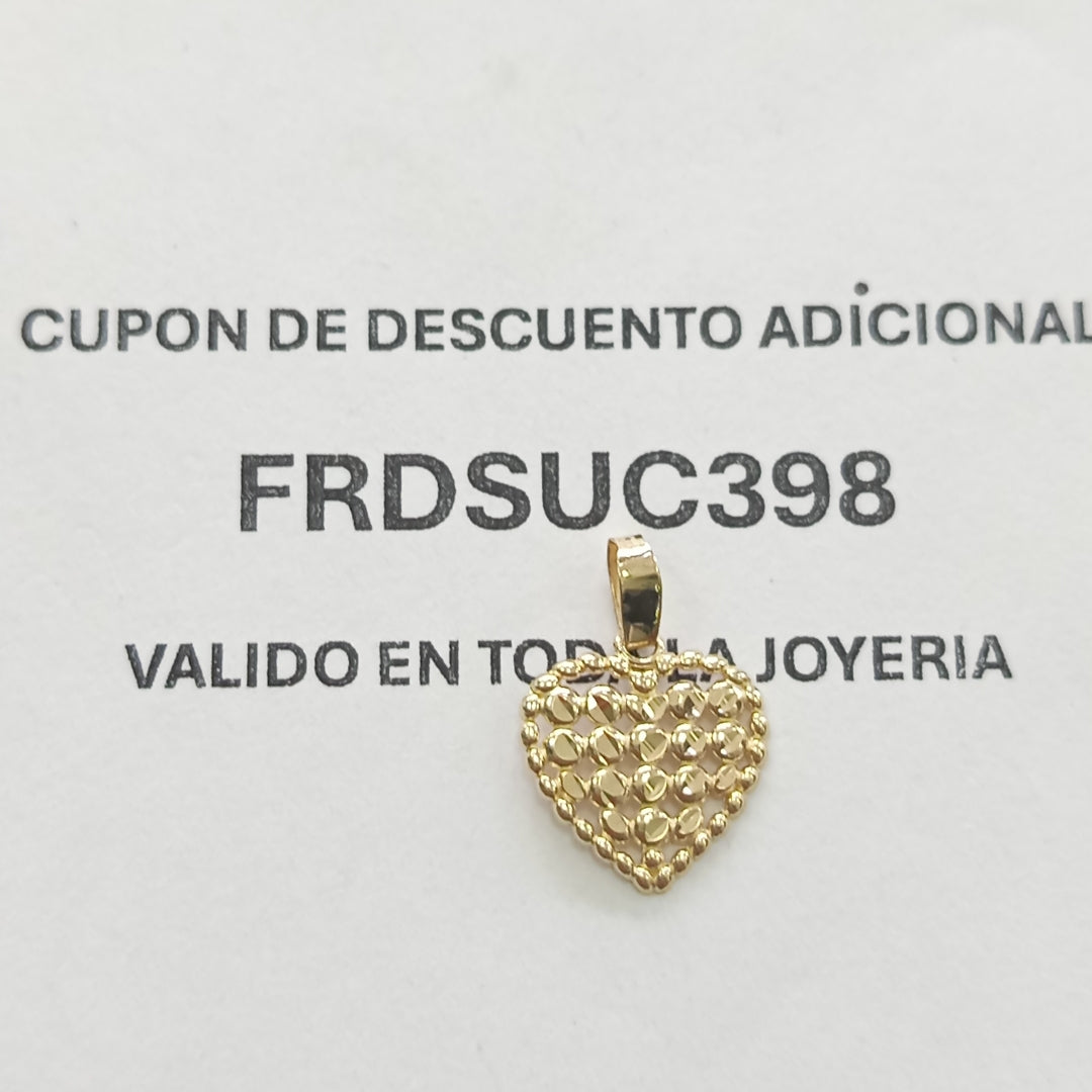 DIJE FIG CORAZON 14K 0.8 GR (NUEVO)