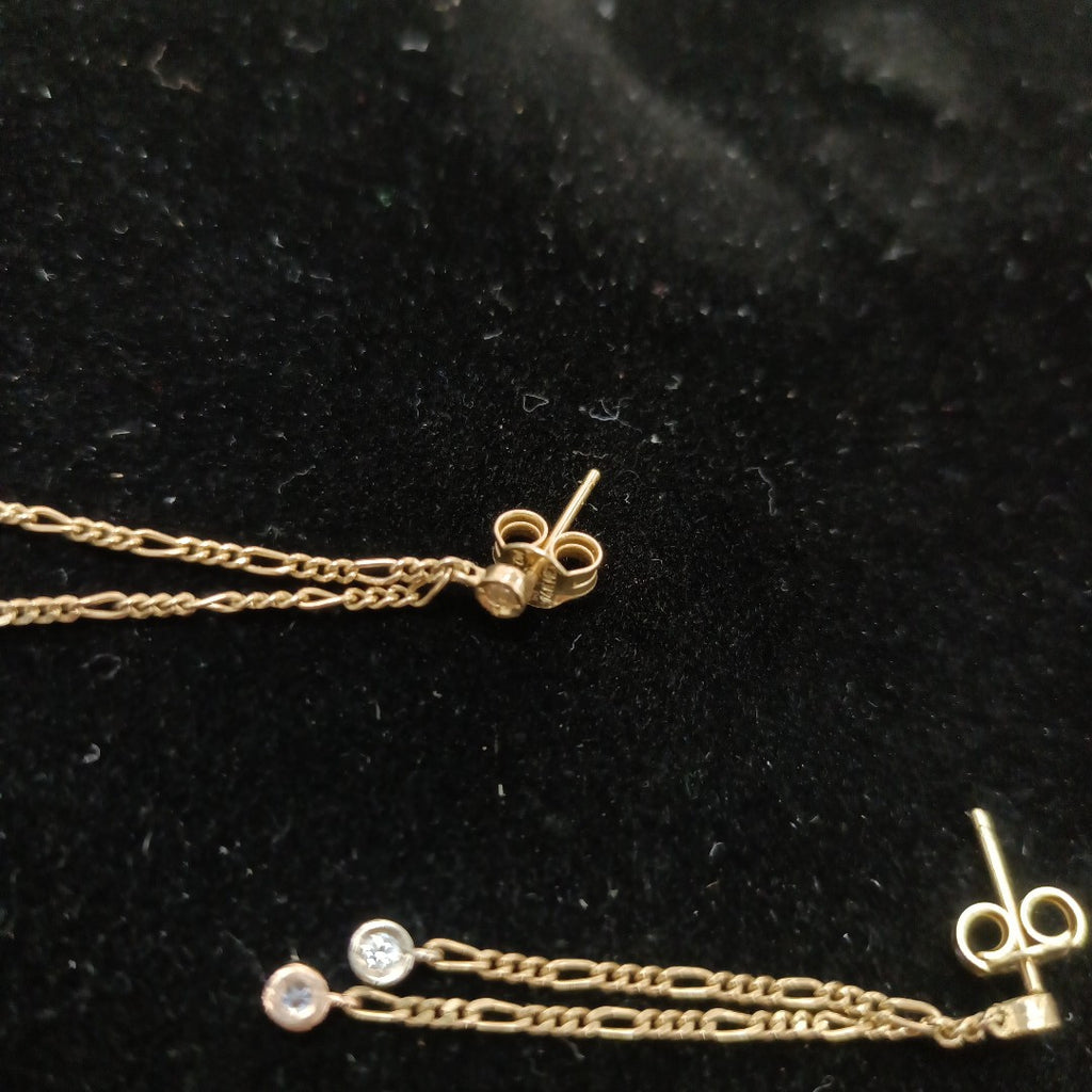 ARETES PAR ORO 14 K 1,70 GRMS (SEMINUEVO)