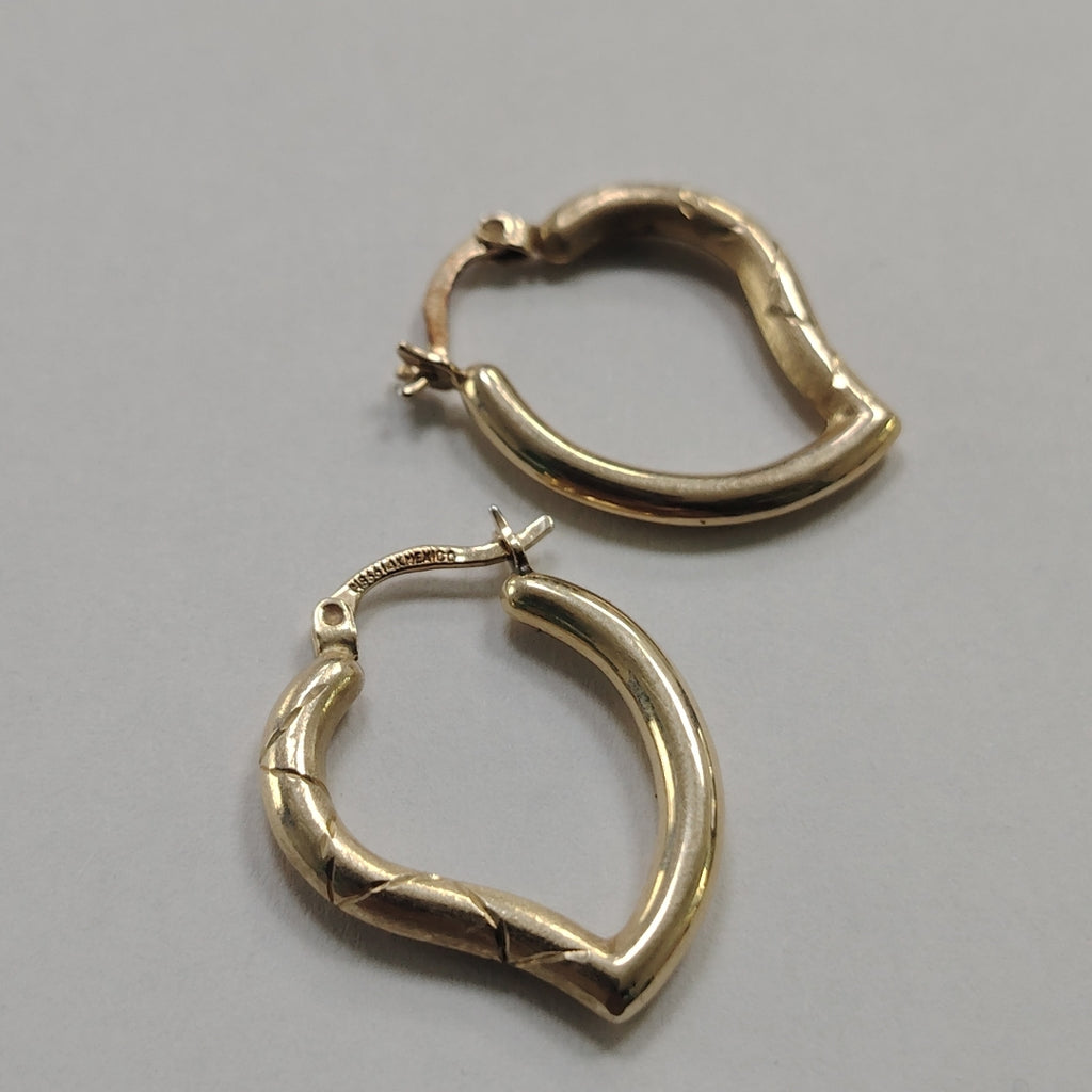 ARRACADAS PAR ORO 14 K 1.7 GRMS (SEMINUEVO)