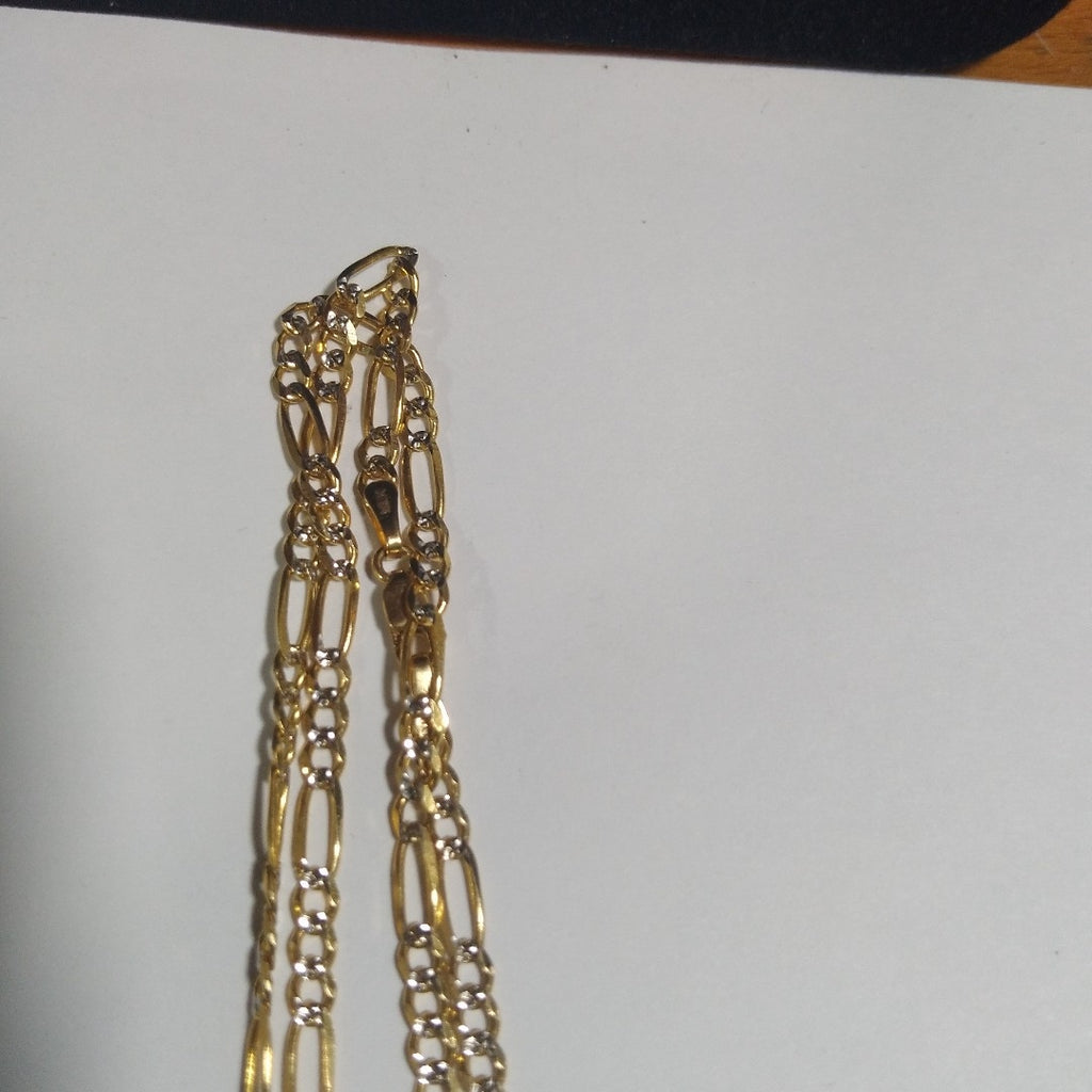CADENA TEJIDO 3X1 9G 60 CM 14K (NUEVO)
