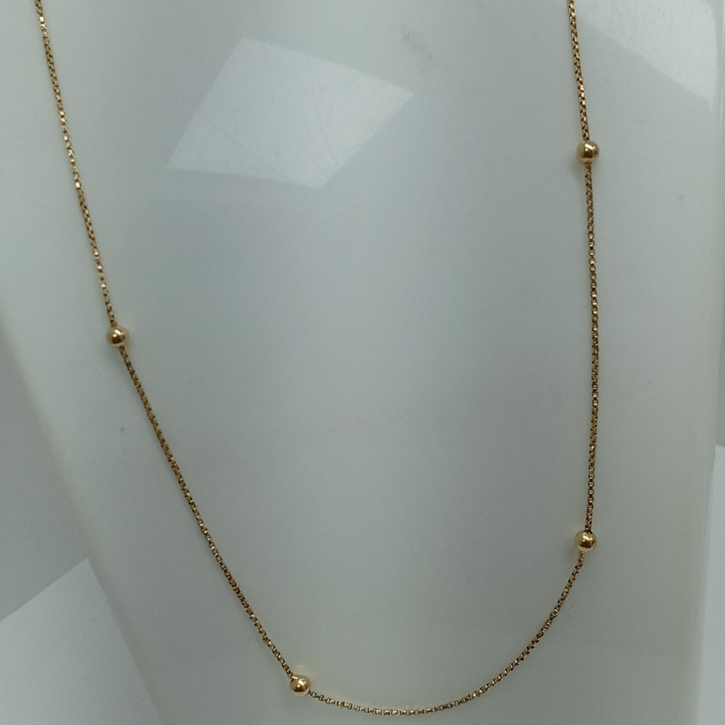 GARGANTILLA ORO 14 K 2.6 GRMS (SEMINUEVO)
