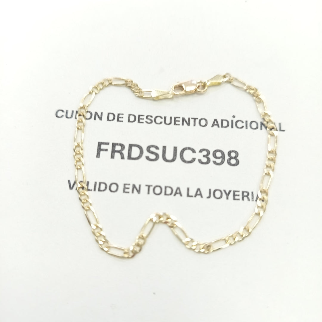 PULSERA 3X1 14K 18 CM 2 GR (NUEVO)