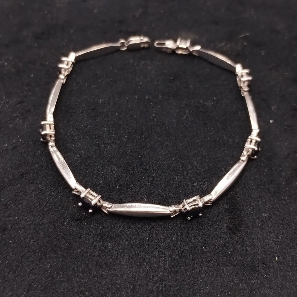PULSERA ORO BLANCO 14 K 4.4 GRMS (SEMINUEVO)