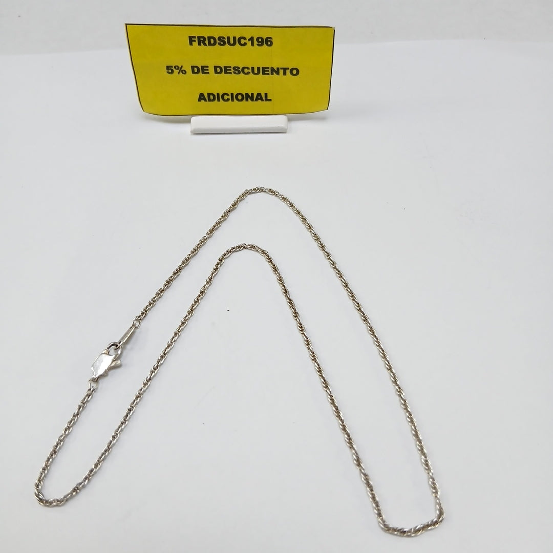 CADENA PLATA 3,30 GRMS (SEMINUEVO)