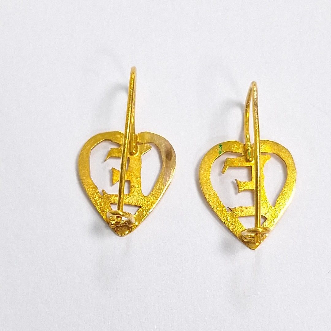 ARETES PAR ORO 10 K 1,50 GRMS (SEMINUEVO)