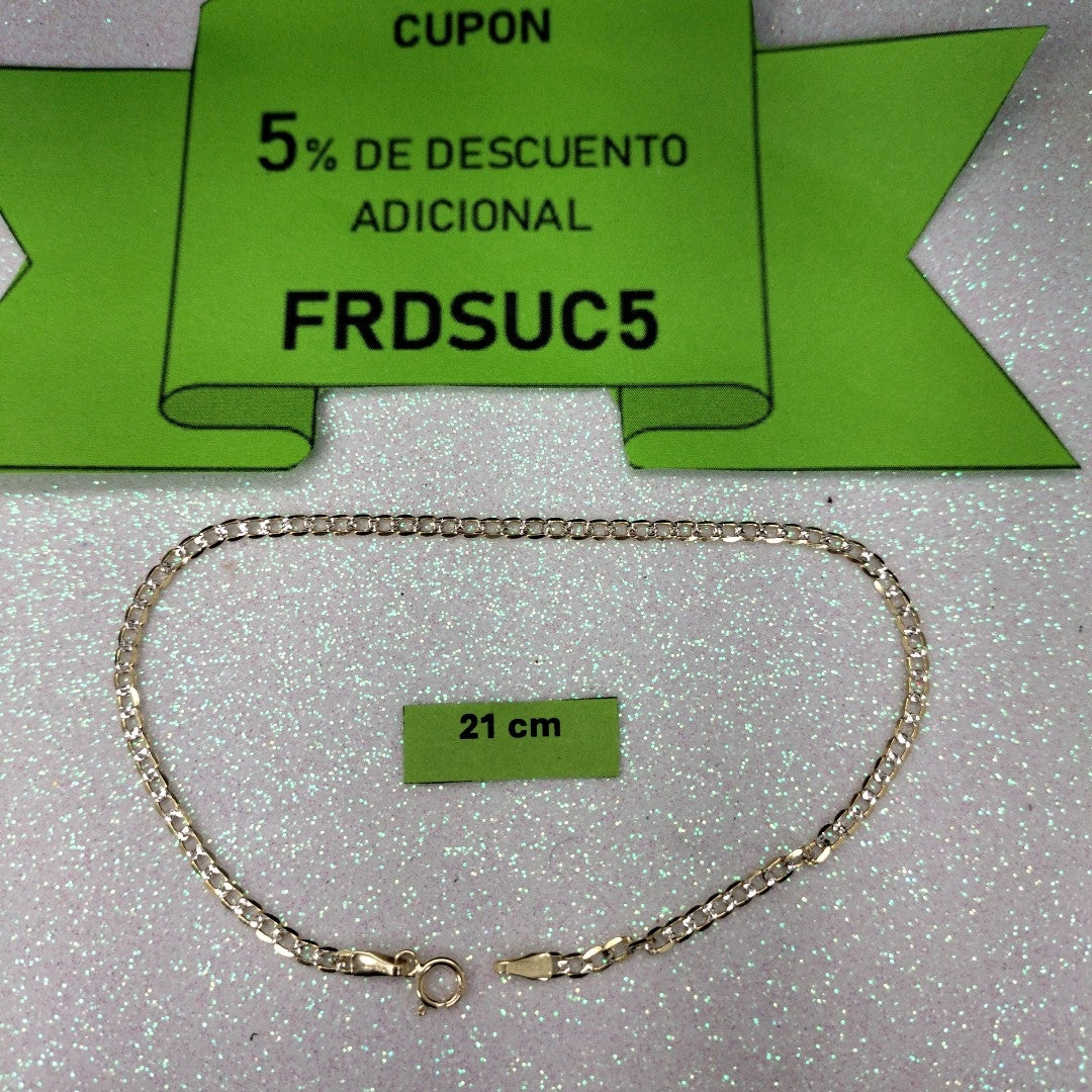 PULSERAS CABALLERO ORO 14K 1.8 (NUEVO)