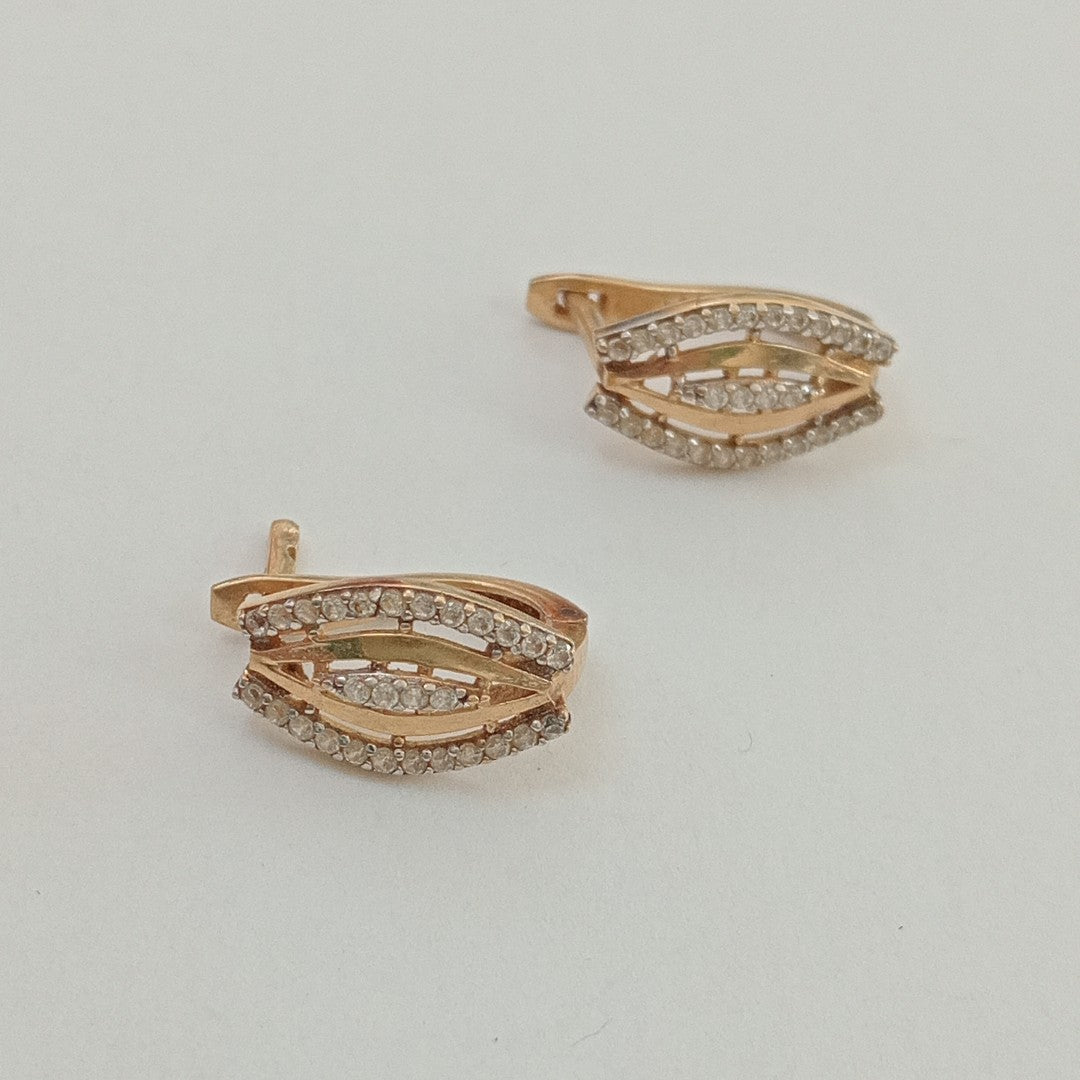 ARETES PAR ORO 10 K 2,20 GRMS (SEMINUEVO)