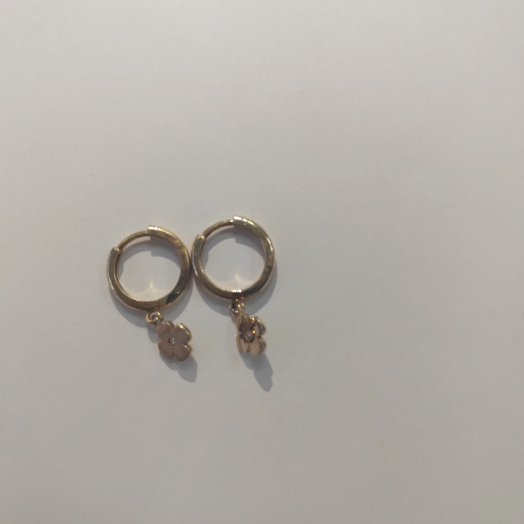 ARETES PAR ORO 10 K 1,80 GRMS (SEMINUEVO)
