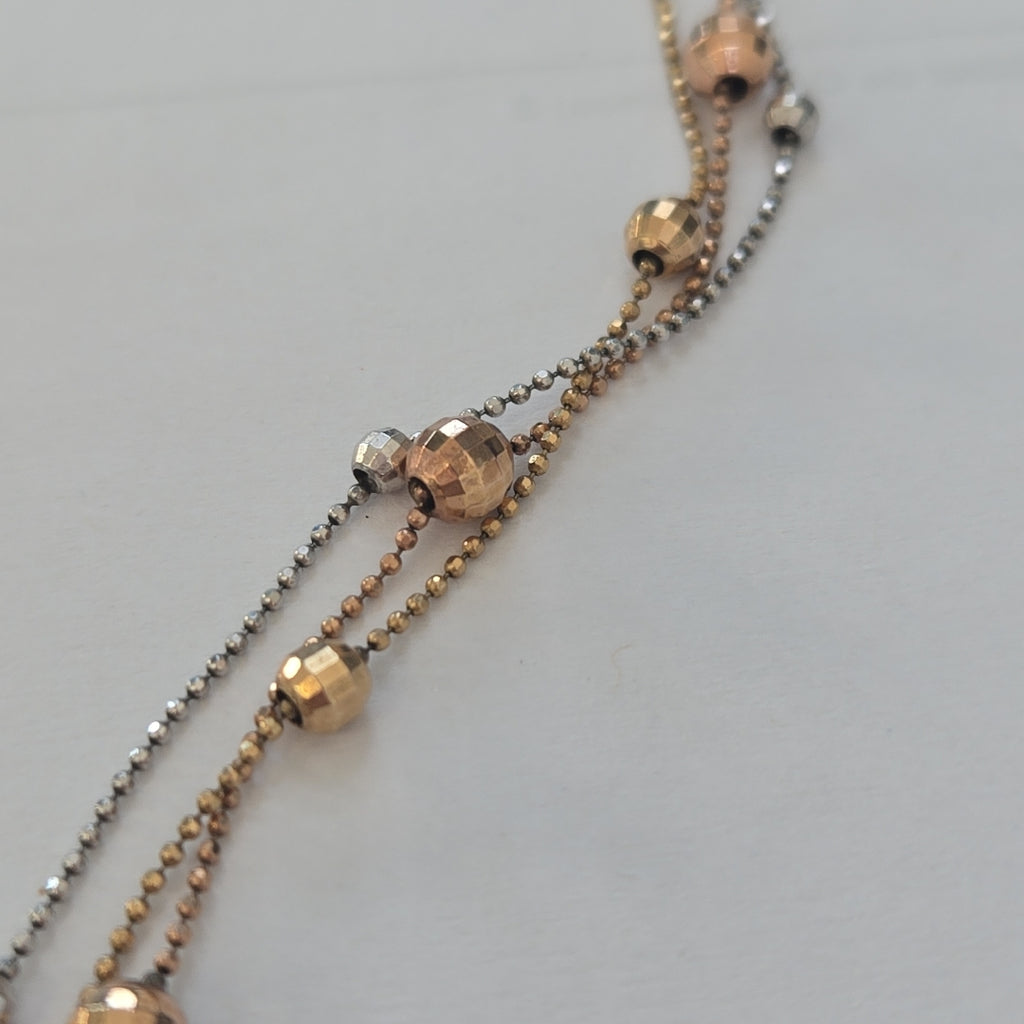 GARGANTILLA ORO COMBINADO 10 K 6,80 GRMS (SEMINUEVO)
