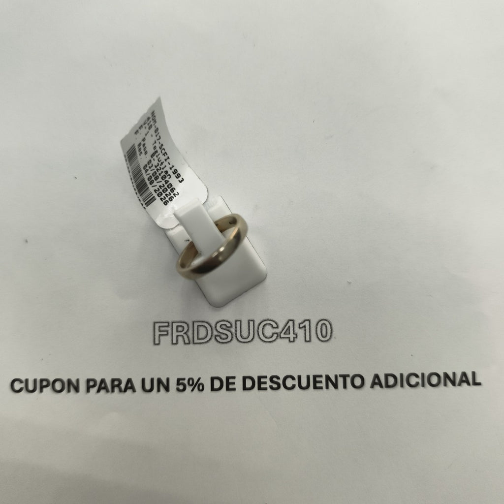 ARGOLLA ORO BLANCO 10 K 3,00 GRMS (SEMINUEVO)