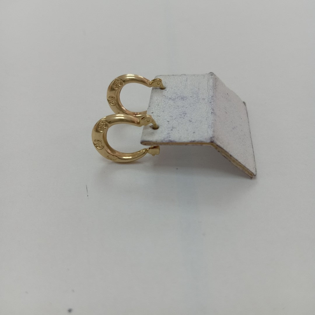 ARRACADAS PAR ORO 14 K 1,20 GRMS (SEMINUEVO)