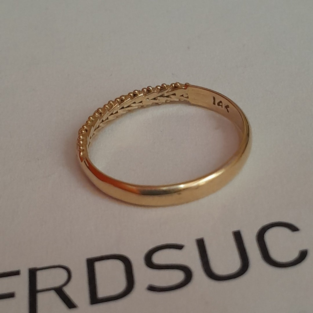 ARGOLLA ORO 14 K 1.8 GRMS (SEMINUEVO)