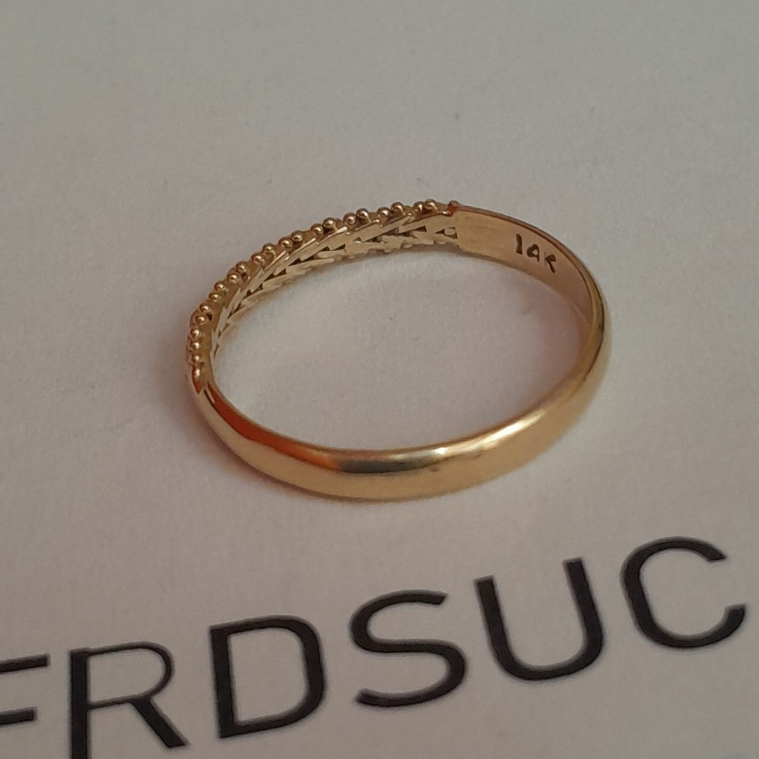 ARGOLLA ORO 14 K 1.8 GRMS (SEMINUEVO)