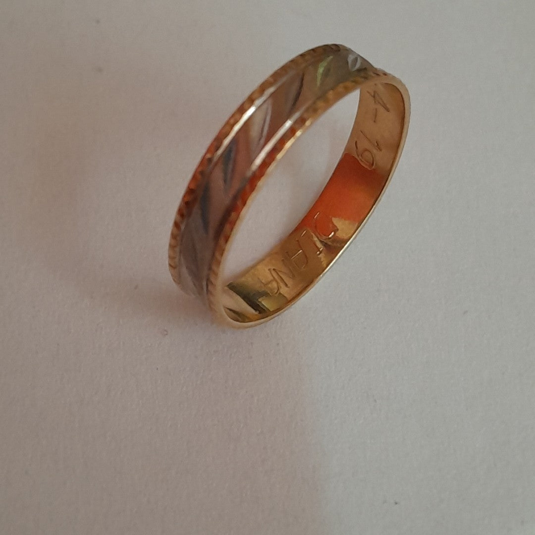 ARGOLLA ORO 10 K 1.4 GRMS (SEMINUEVO)