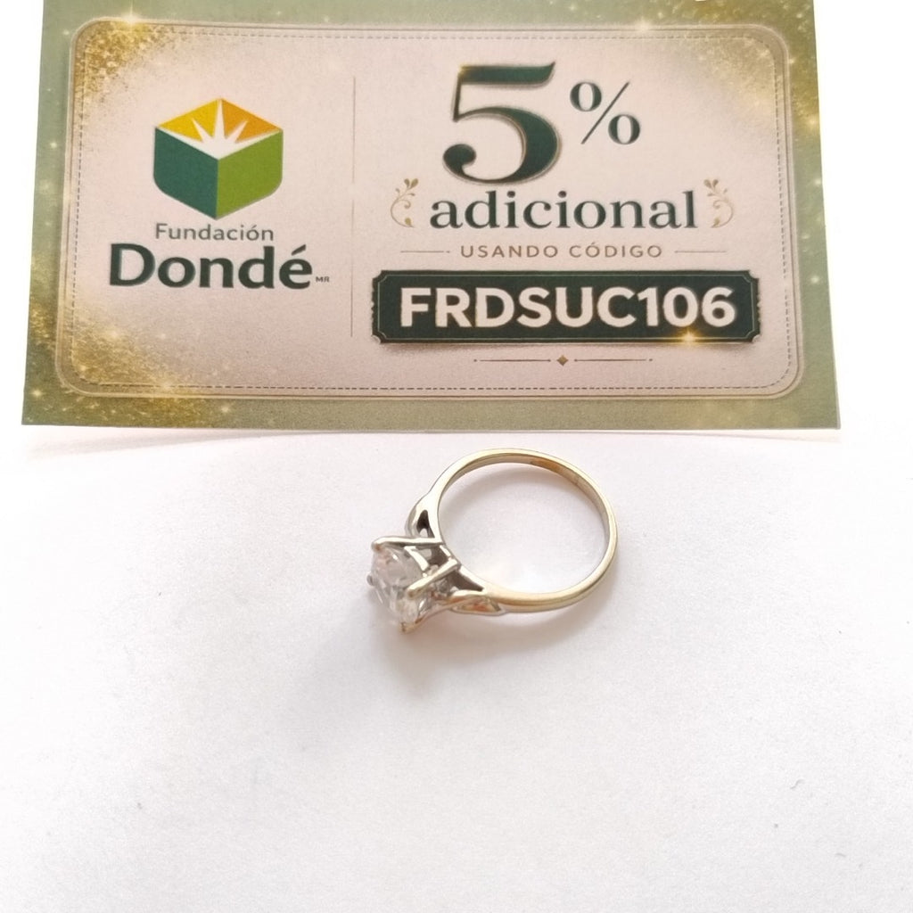 ANILLITO ORO BLANCO 14 K 3.3 GRMS (SEMINUEVO)