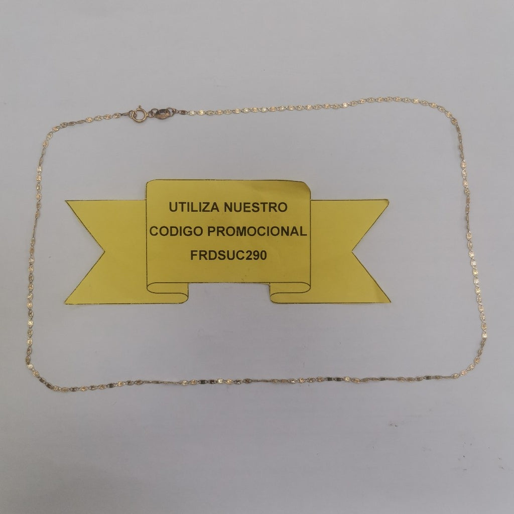 CADENA ORO 14 K 1.8 GRMS (SEMINUEVO)