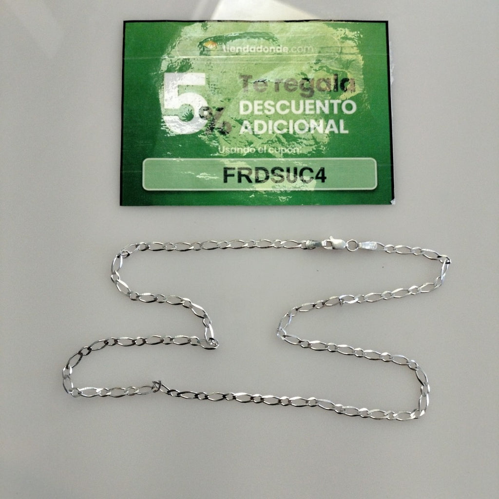 CADENA 1X1 PLATA .925 55 CM 6.32 GR (NUEVO)