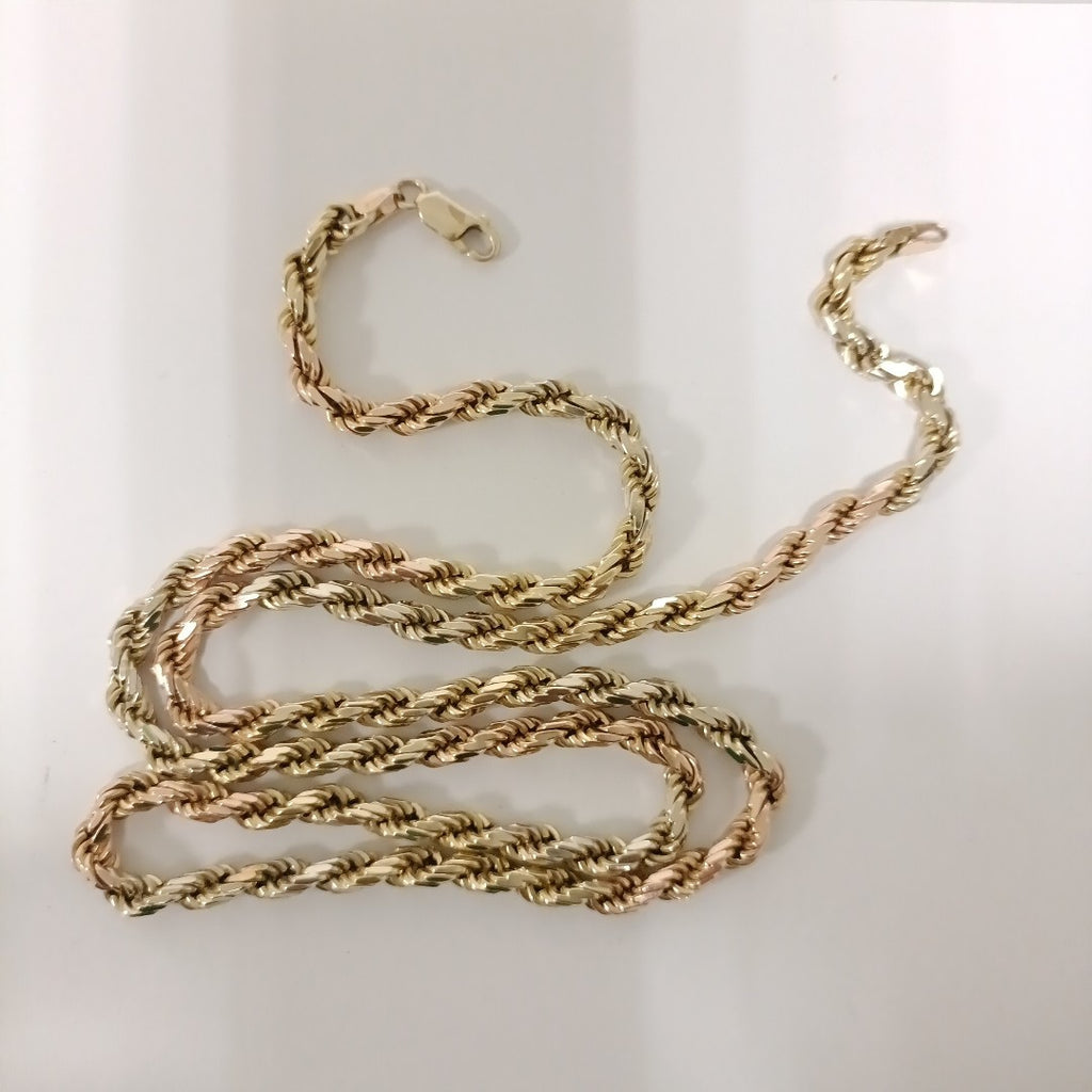 CADENA ORO COMBINADO 14 K 54.7 GRMS (SEMINUEVO)