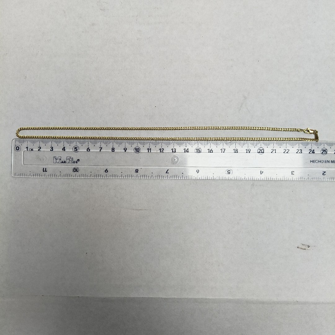 CADENA BARBADO 10K 55 CM 4.8 GR (NUEVO)
