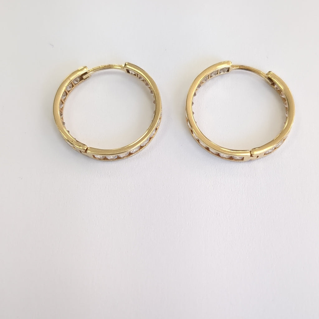 ARRACADAS PAR ORO 14 K 3.2 GRMS (SEMINUEVO)