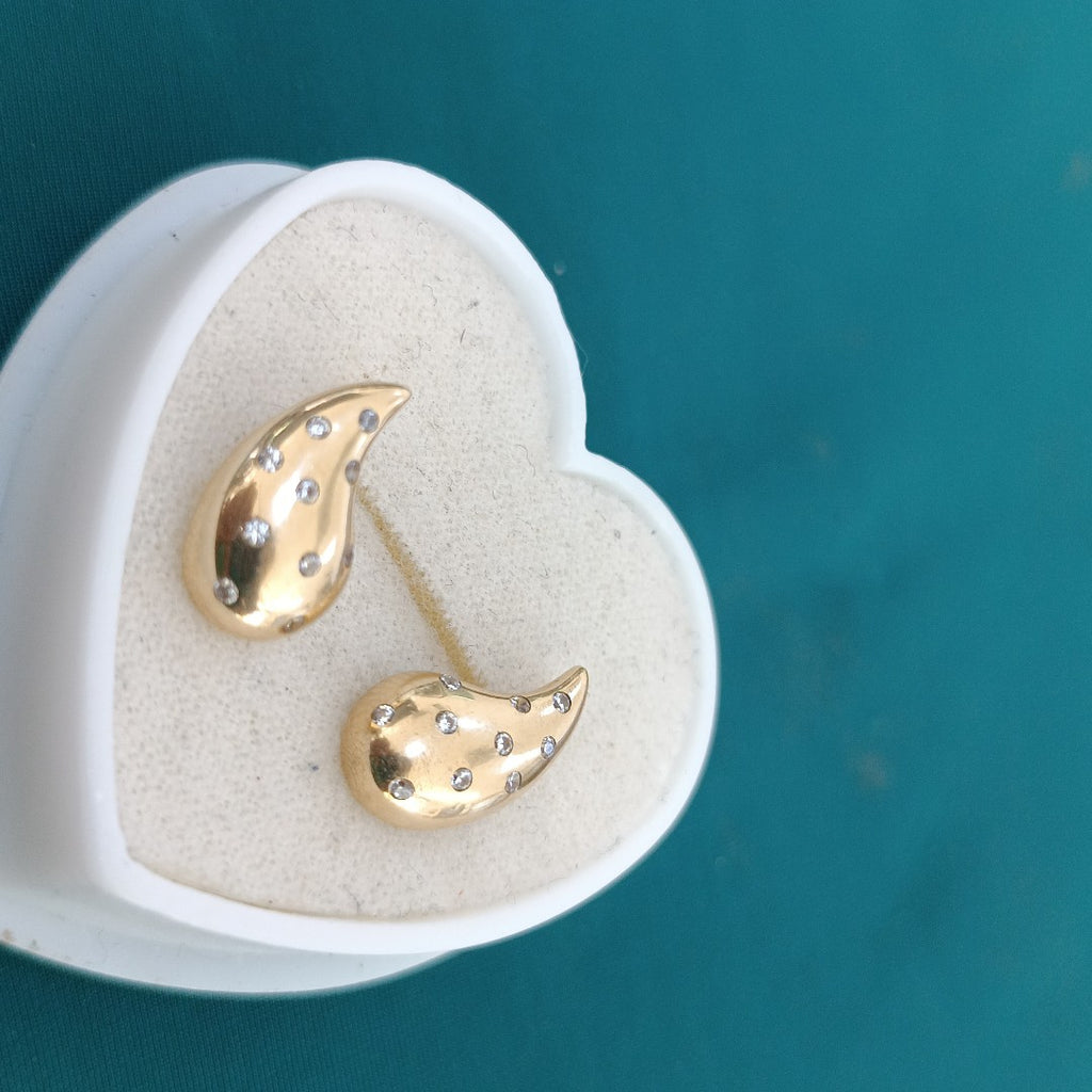 BROQUELES ORO 14K 2 (NUEVO)