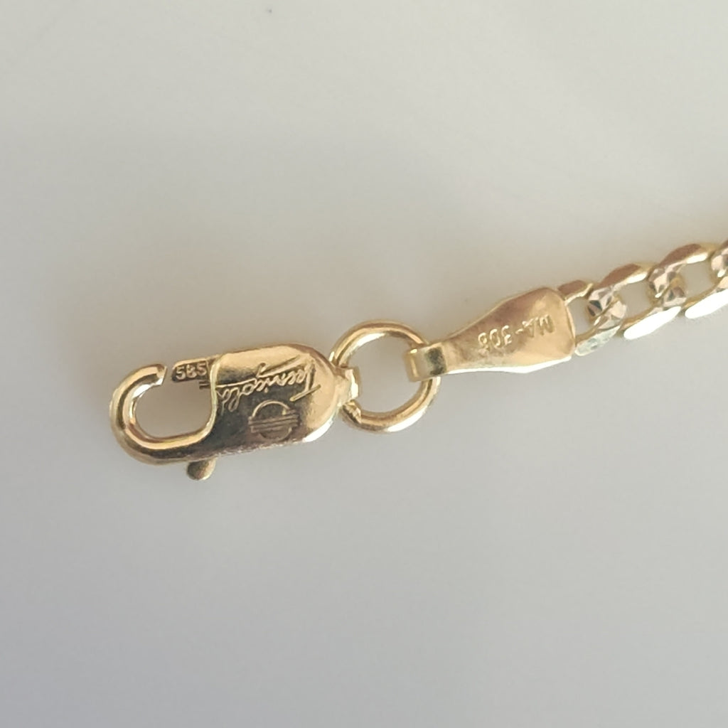PULSERAS CABALLERO CARTIER 3 1 DIAMANTAD ORO 14K 2.1 (NUEVO)