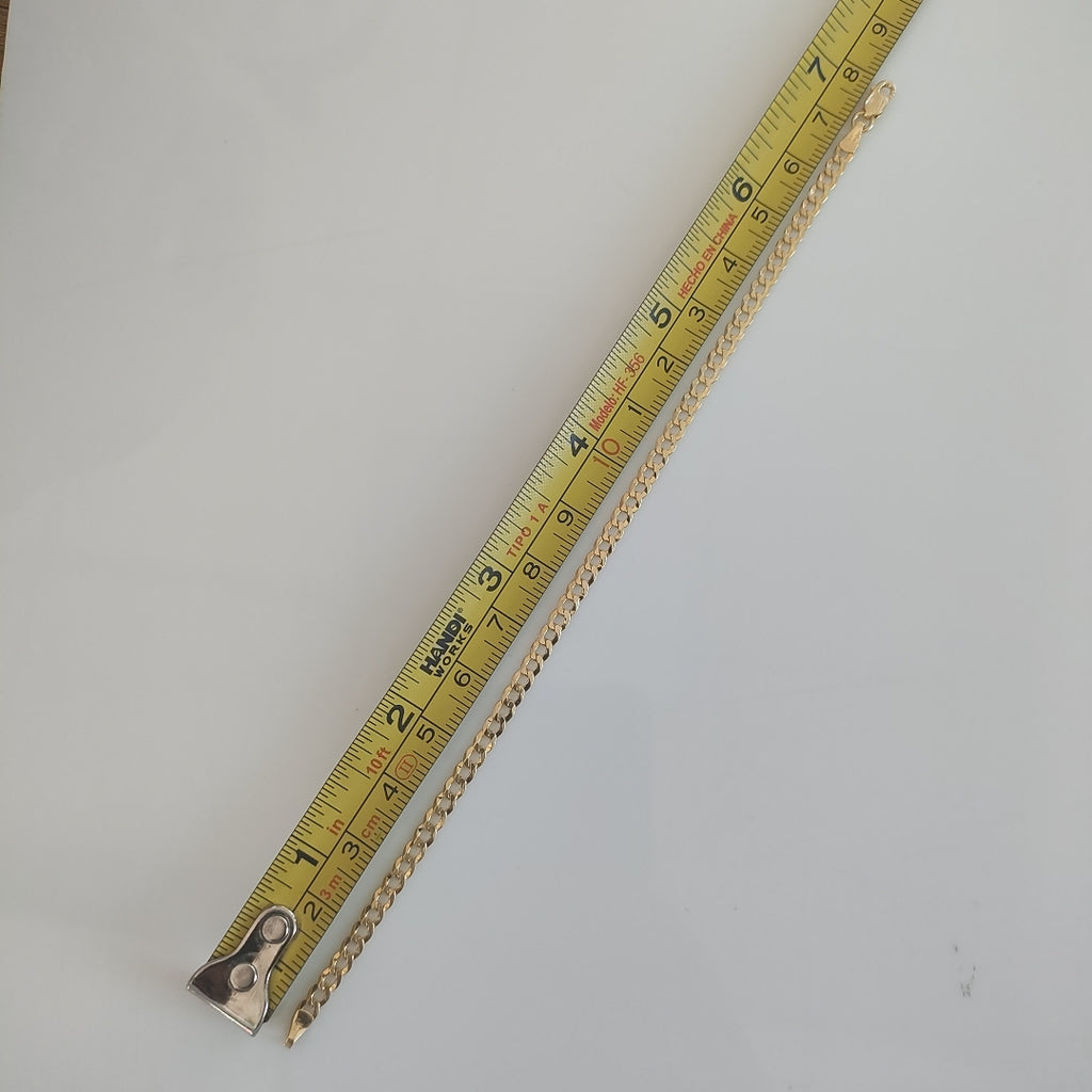 PULSERAS DAMA BARBADA AMARILLA ORO 14K 2.4 (NUEVO)