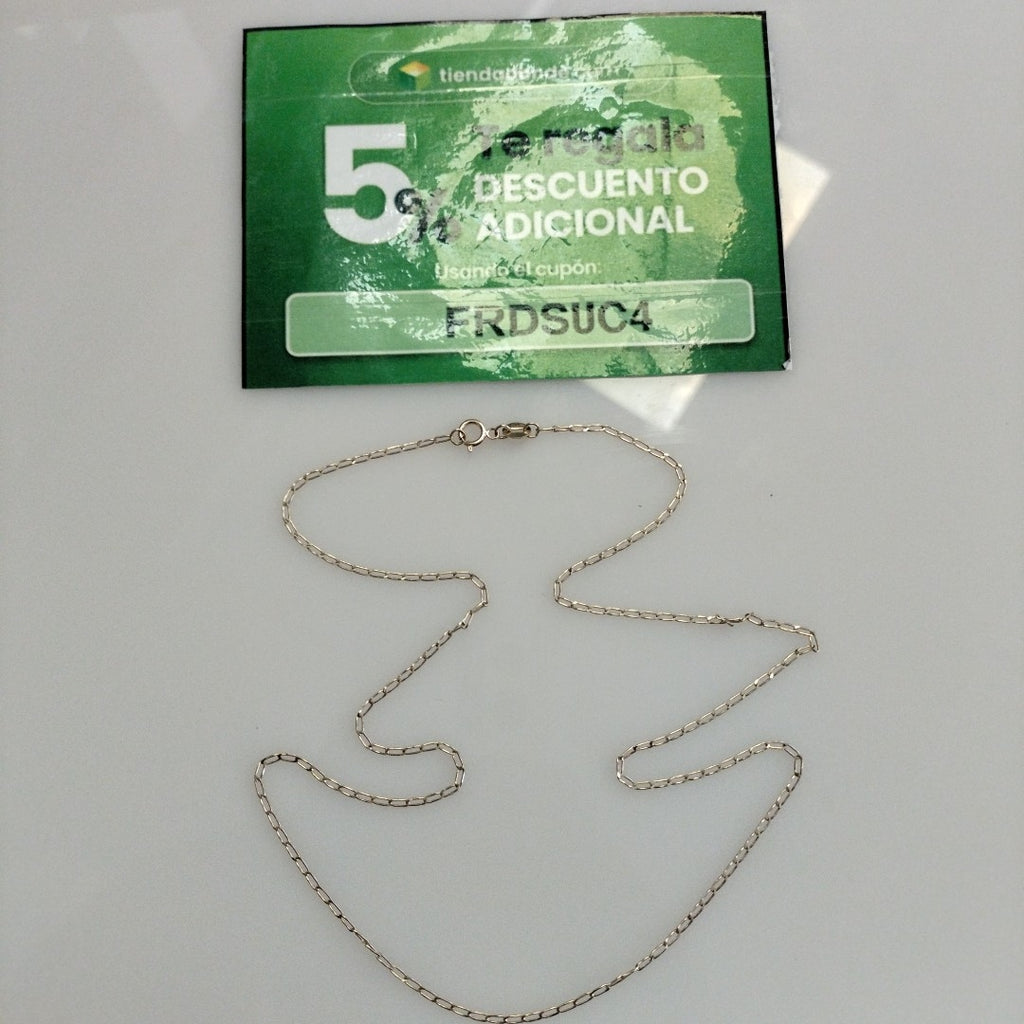 CADENAS TEJIDO ESLABONES ORO 10K 55 CM 1.9 GR (NUEVO)