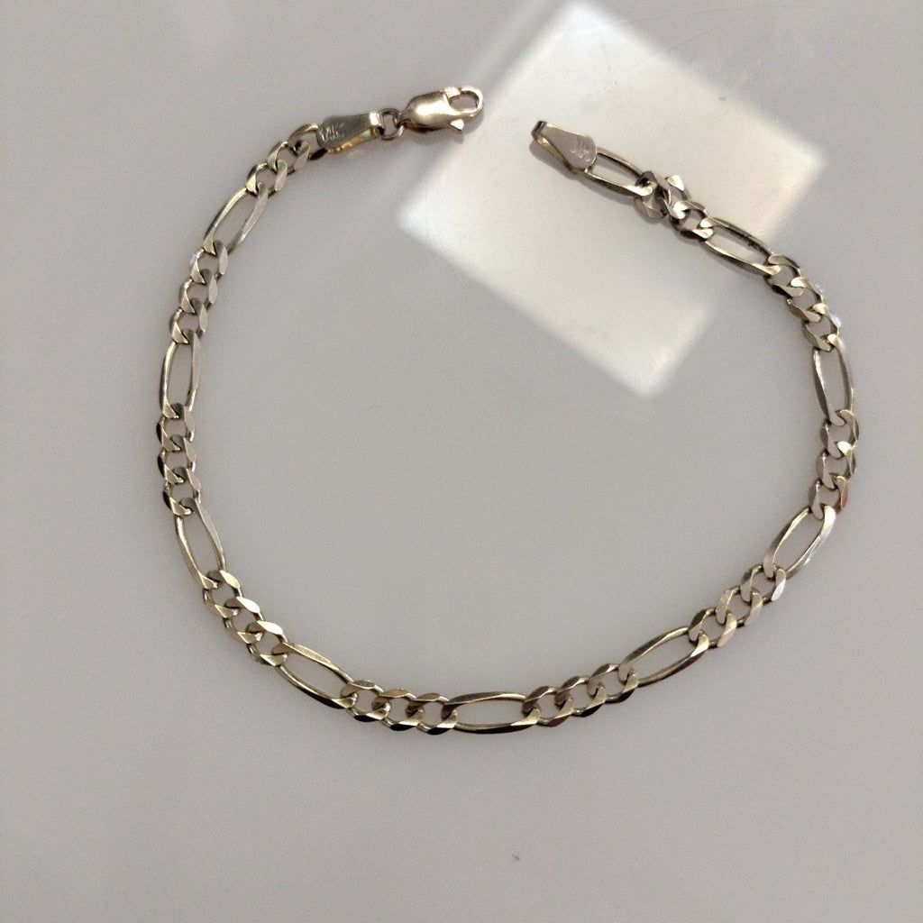 PULSERA TEJIDO 3X1 4.9G 21 CM 14K (NUEVO)
