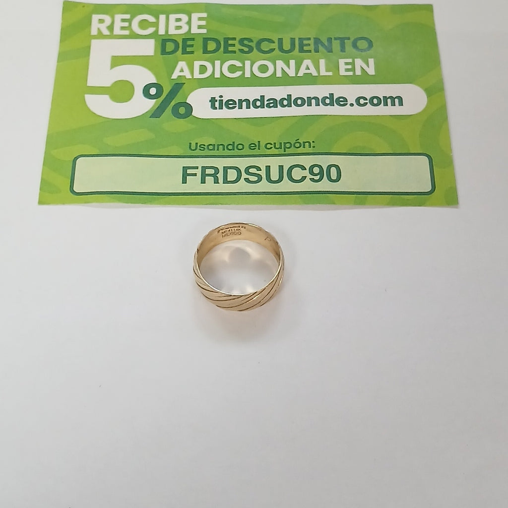 ARGOLLA ORO 14 K 1.9 GRMS (SEMINUEVO)