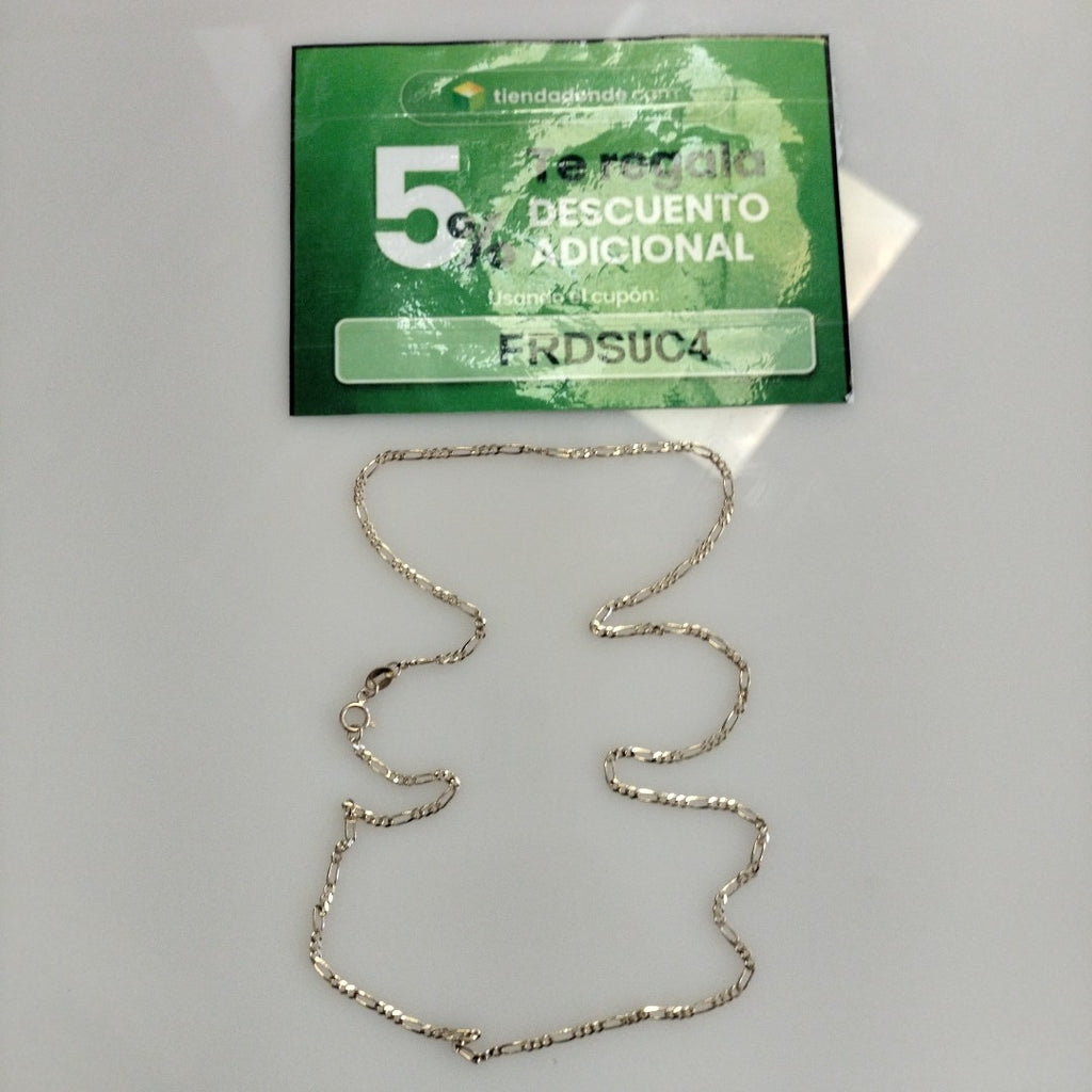 CADENAS TEJIDO 3X1 ORO 10K 50 CM 2.9 GR (NUEVO)