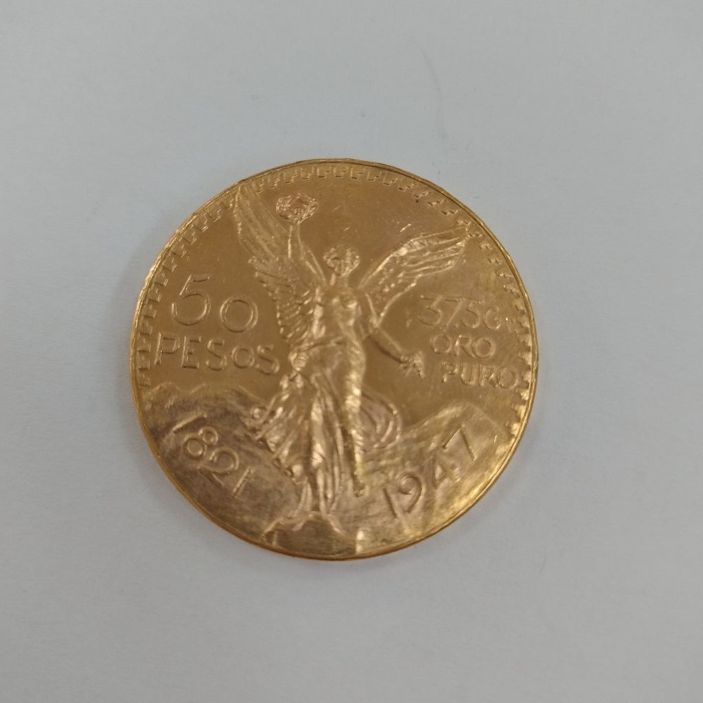 K1 41,60 GRMS 21 K IDENTIFICACIÓN MONEDA NOMINATIVA MONEDAS PESOS 50 PESOS (SEMINUEVO)