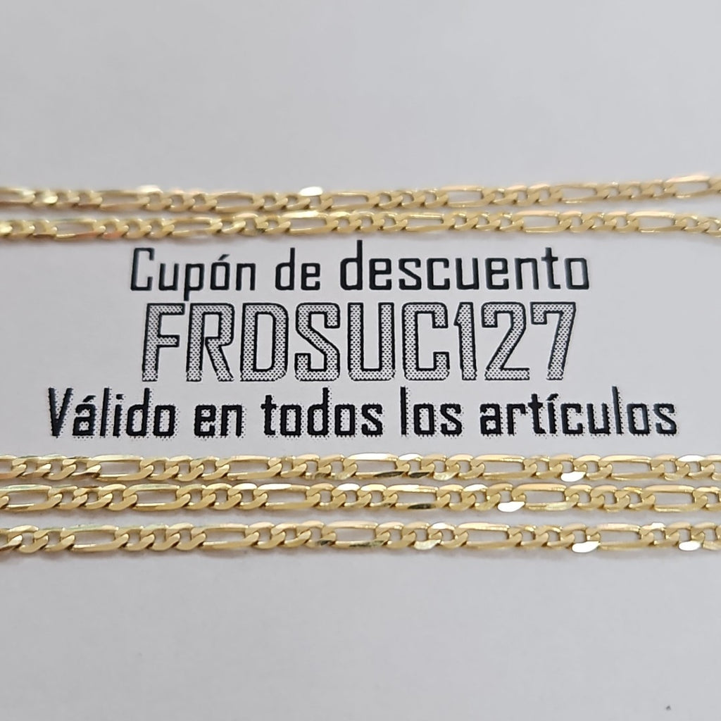 CADENAS CARTIER 3 1 AMARILLA ORO 14K 2.1 (NUEVO)