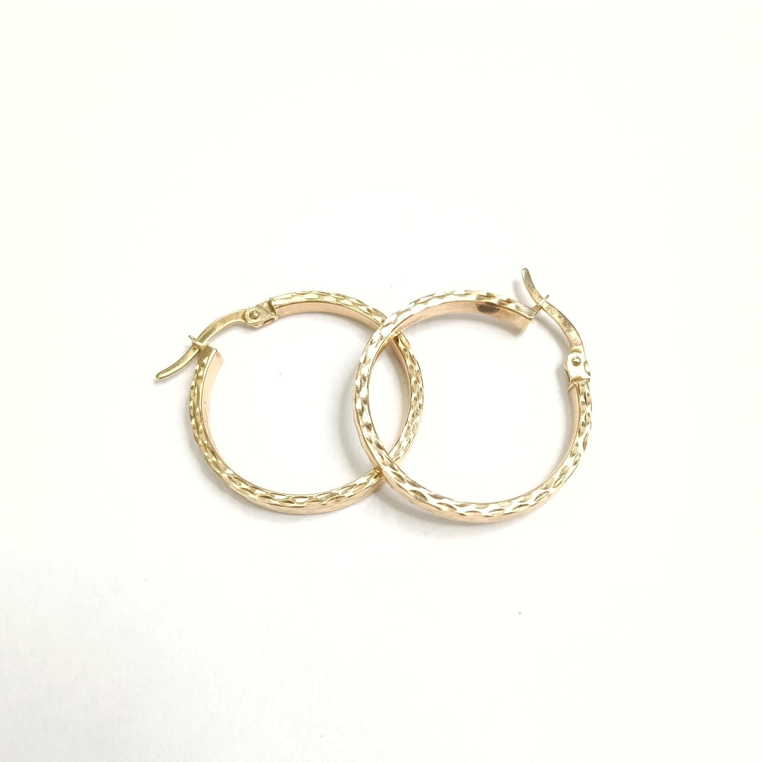 ARRACADAS PAR ORO 14 K 1.7 GRMS (SEMINUEVO)