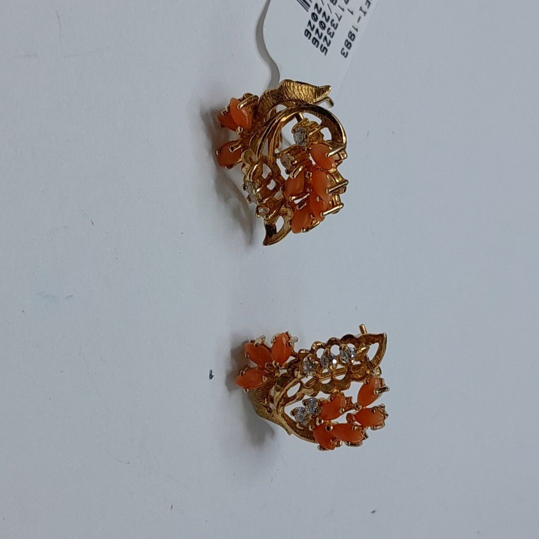 ARETES PAR ORO 14 K 4,70 GRMS (SEMINUEVO)