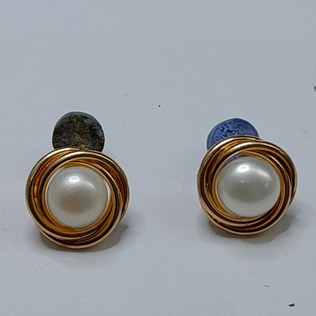 BROQUELES PAR ORO 14 K 3,30 GRMS (SEMINUEVO)