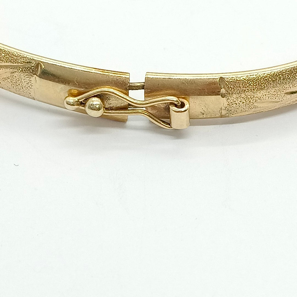 PULSERA RIGIDA ORO 14 K 5,10 GRMS (SEMINUEVO)