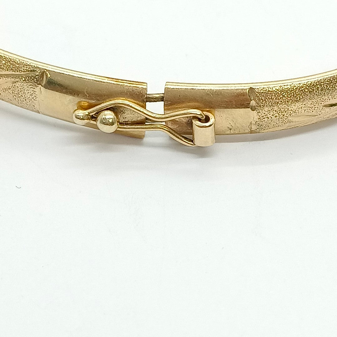 PULSERA RIGIDA ORO 14 K 5,10 GRMS (SEMINUEVO)