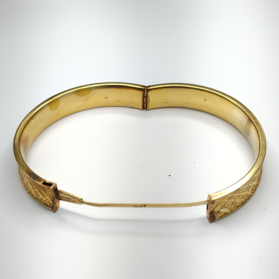 PULSERA RIGIDA ORO 14 K 14.5 GRMS (SEMINUEVO)