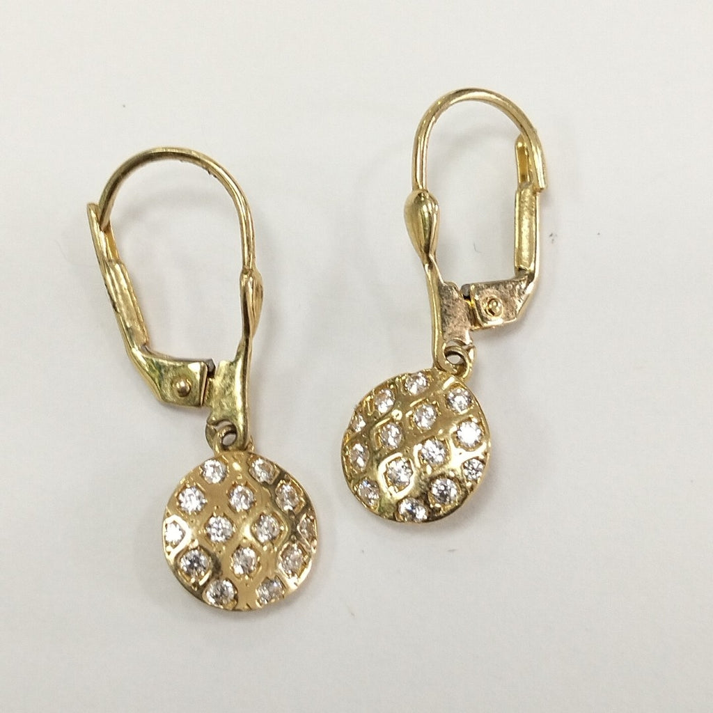 BROQUELES ORO 14K 2.4 (NUEVO)