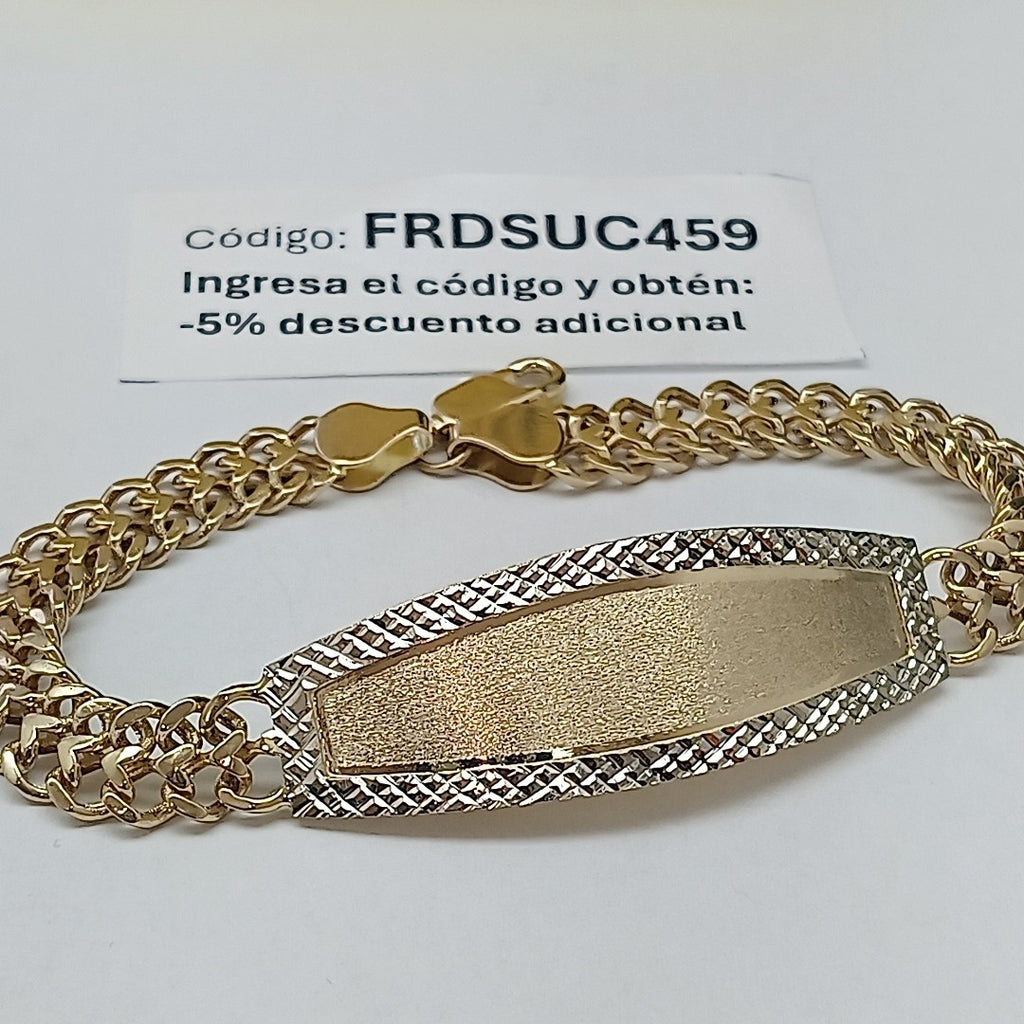 PULSERA ESCLAVA 14K 21 CM 13.2 GR (NUEVO)