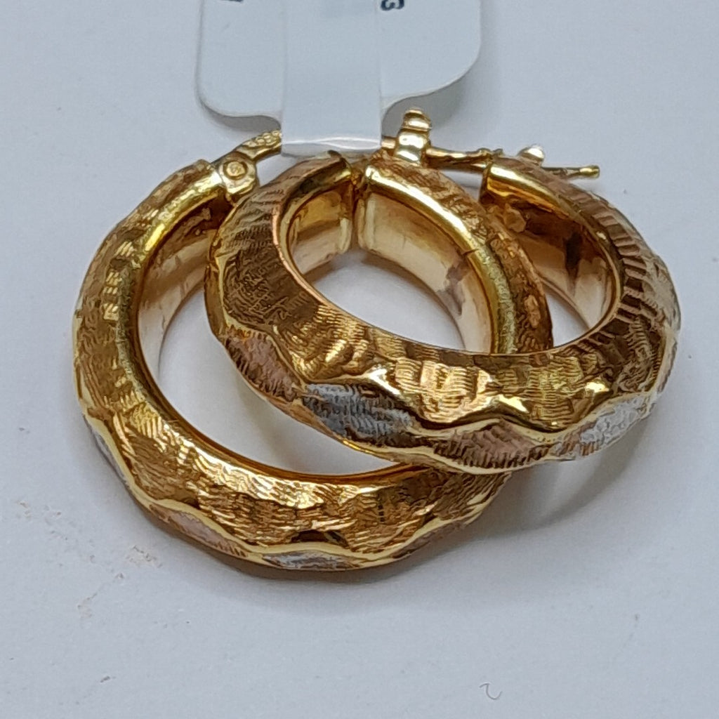 ARRACADAS PAR ORO 14 K 4,90 GRMS (SEMINUEVO)