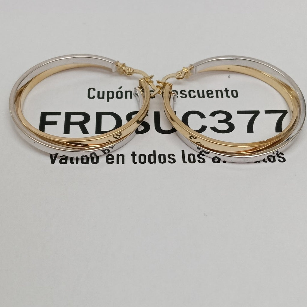 ARETES PAR ORO 14 K 3.3 GRMS (SEMINUEVO)