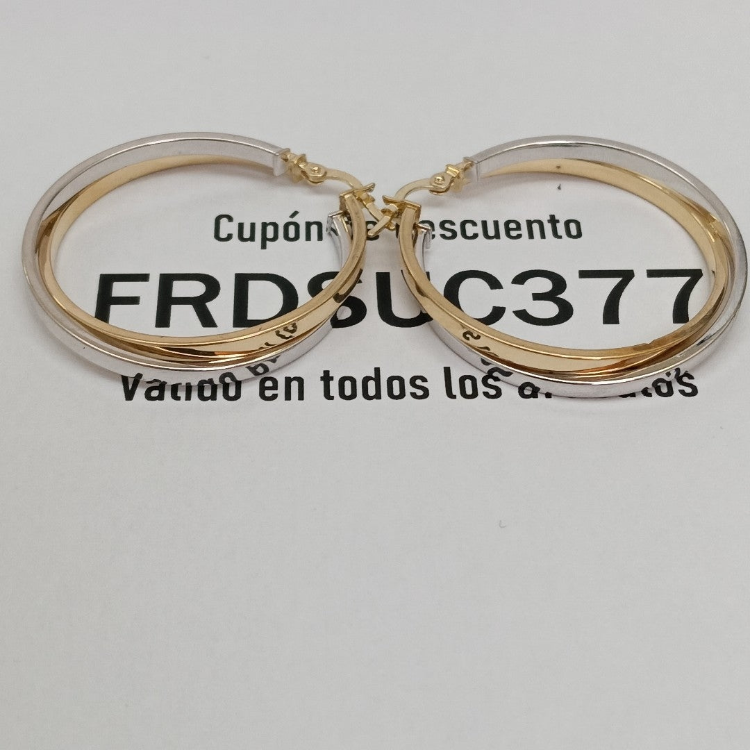ARETES PAR ORO 14 K 3.3 GRMS (SEMINUEVO)