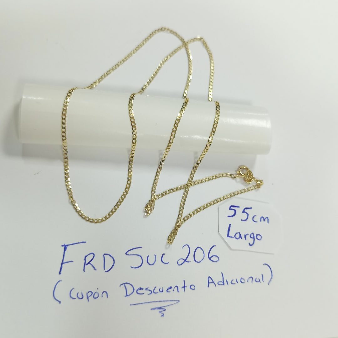 CADENAS BARBADA AMARILLA ORO 14K 2 (NUEVO)