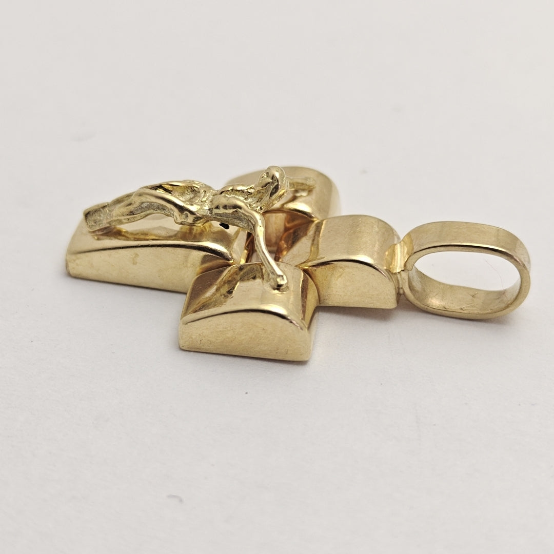 CRUCIFIJO ORO 14 K 3,80 GRMS (SEMINUEVO)