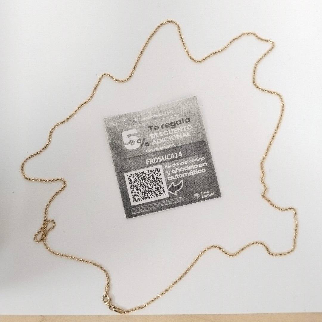 CADENA ORO 14 K 4.1 GRMS (SEMINUEVO)