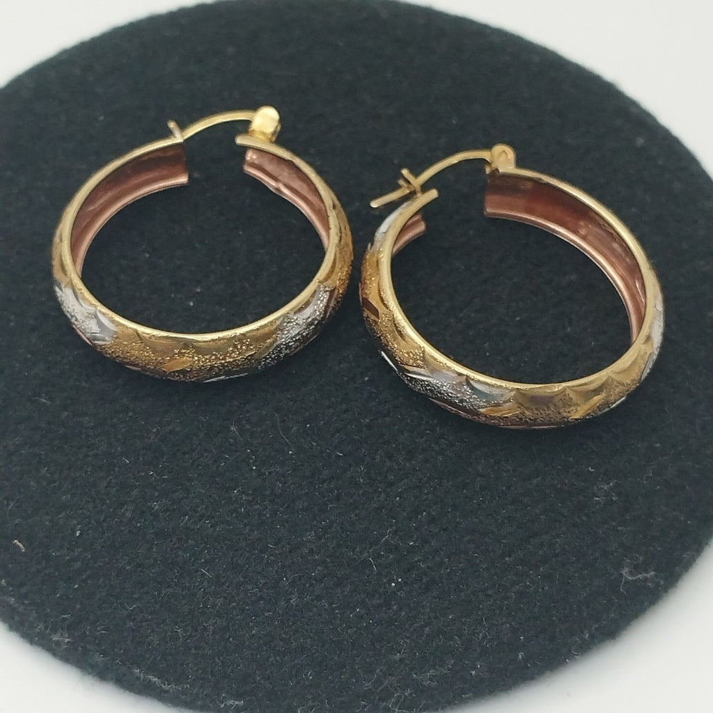 ARRACADAS PAR ORO 10 K 3.4 GRMS (SEMINUEVO)